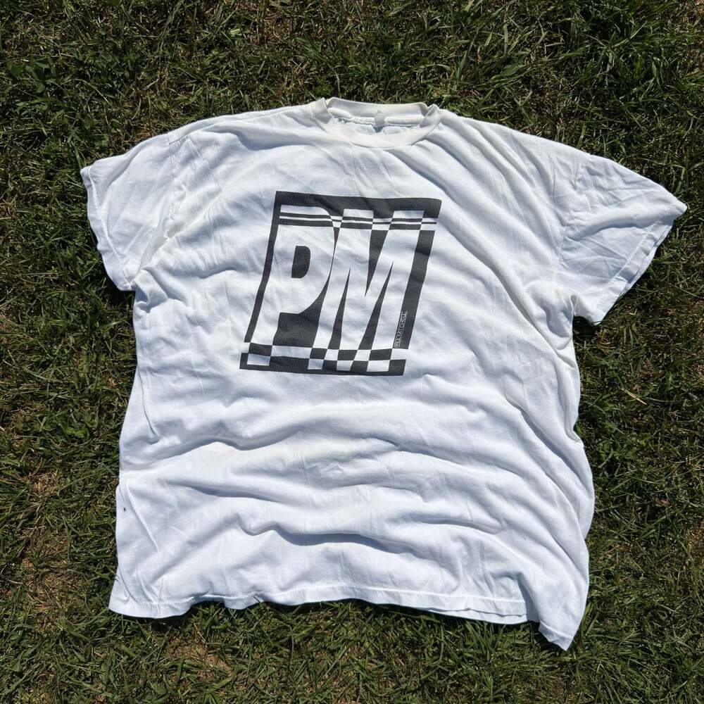 Essential Vintage Paul Mitchell PM Logo 80s 90s Graphic T-Shirt Size Xl